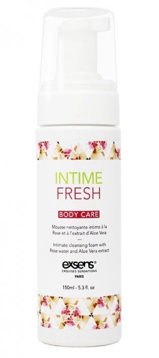 Органическая интимная очищающая пенка Intime Fresh - 150 мл. - Exsens - купить с доставкой в Оренбурге