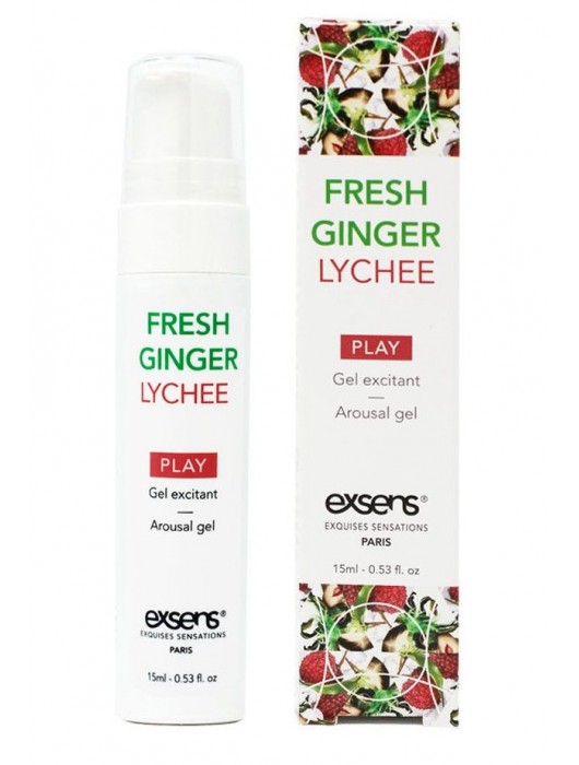 Возбуждающий гель Fresh Ginger Lychee Arousal Gel - 15 мл. - Exsens - купить с доставкой в Оренбурге