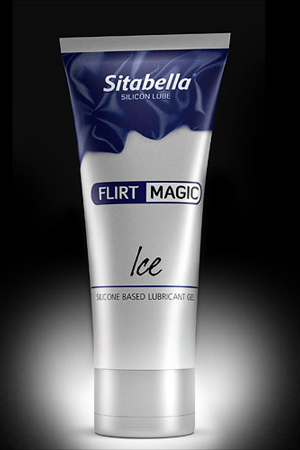 Силиконовая гель-смазка FLIRT MAGIC Ice с лёгким пролонгирующим эффектом - 75 мл. - Sitabella - купить с доставкой в Оренбурге