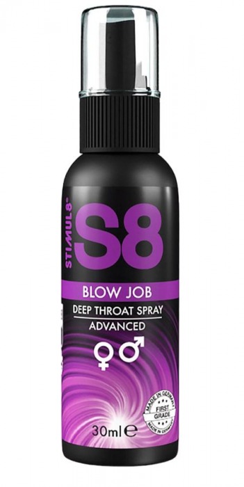 Лубрикант для орального секса S8 Deep Throat Spray - 30 мл. - Stimul8 - купить с доставкой в Оренбурге