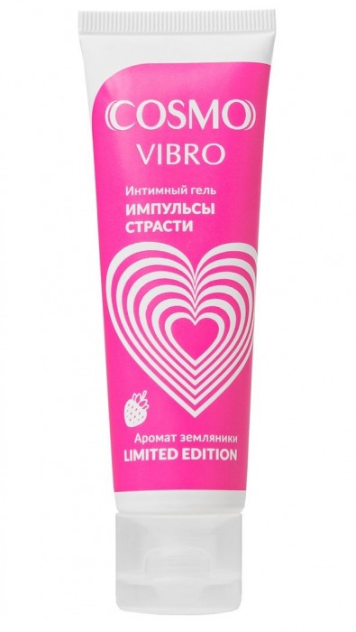 Возбуждающий гель на водно-силиконовой основе Cosmo Vibro с ароматом земляники - 50 гр. - Биоритм - купить с доставкой в Оренбурге