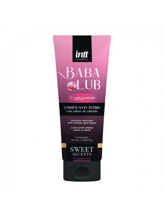 Лубрикант на водной основе Babalub с ароматом жвачки - 50 мл. - INTT - купить с доставкой в Оренбурге