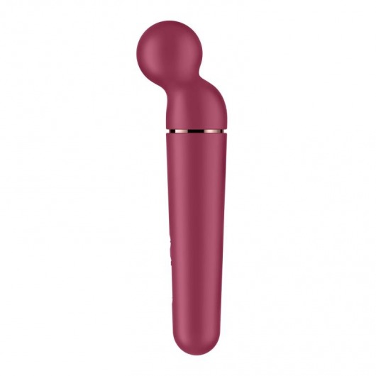 Малиновый вибромассажер Planet Wand-er - Satisfyer