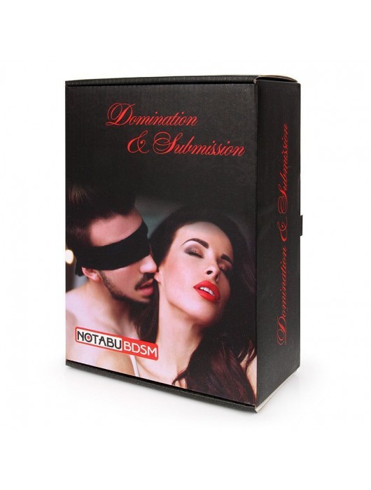 Черная портупея на грудь с кляпом и зажимами для сосков - Notabu - купить с доставкой в Оренбурге