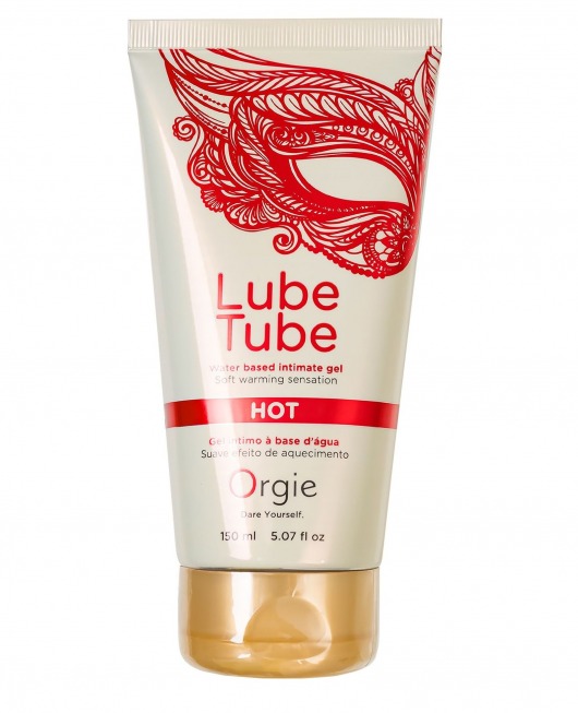 Интимный гель на водной основе Lube Tube Hot с разогревающим эффектом - 150 мл. - ORGIE - купить с доставкой в Оренбурге