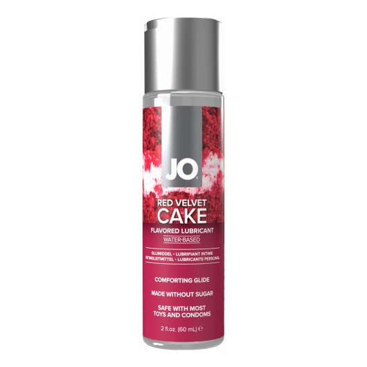 Лубрикант на водной основе JO H2O Red Velvet Cake Flavored Lubricant - 60 мл. - System JO - купить с доставкой в Оренбурге