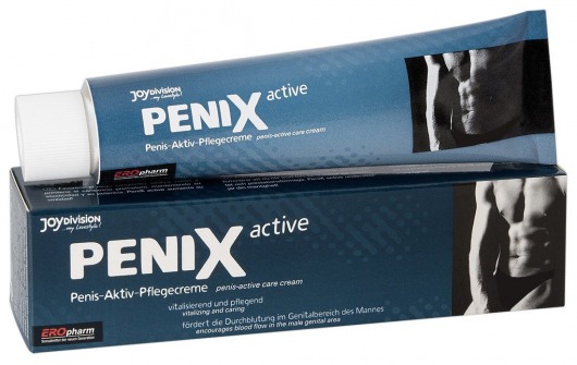 Возбуждающий крем для мужчин PeniX active - 75 мл. - Joy Division - купить с доставкой в Оренбурге
