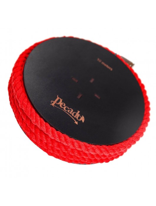 Красная веревка для шибари на катушке - 10 м. - Pecado - купить с доставкой в Оренбурге