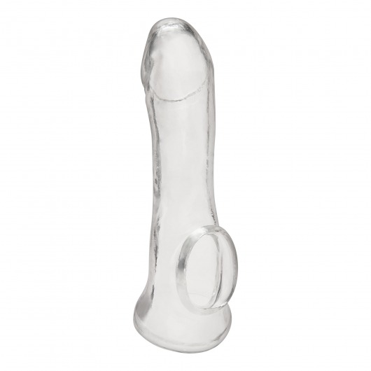 Прозрачная насадка на пенис Transparent Penis Enhancing Sleeve Extension - 15,9 см. - BlueLine - в Оренбурге купить с доставкой