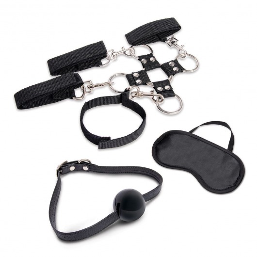 Набор для фиксации из 7 предметов Hogtie   Ball Gag Kit - Lux Fetish - купить с доставкой в Оренбурге