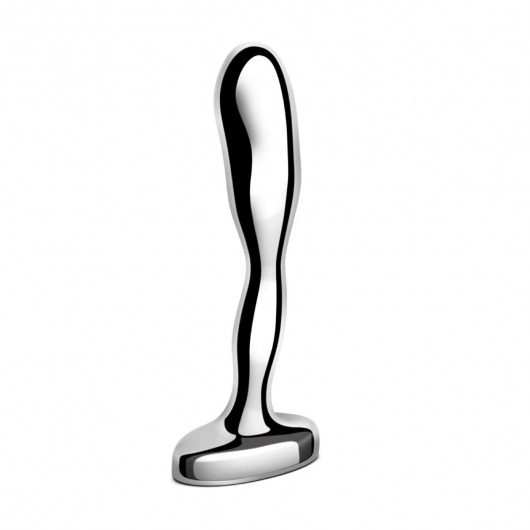 Стальной стимулятор простаты Stainless Steel Prostate Plug - 11,5 см. - b-Vibe - в Оренбурге купить с доставкой