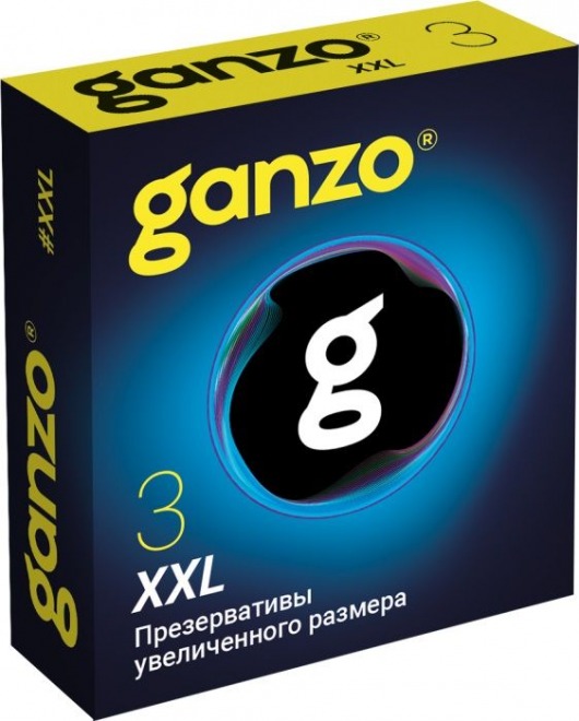 Презервативы увеличенного размера Ganzo XXL - 3 шт. - Ganzo - купить с доставкой в Оренбурге