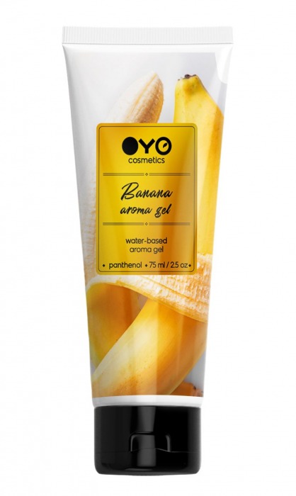 Лубрикант на водной основе OYO Aroma Gel Banana с ароматом банана - 75 мл. - OYO - купить с доставкой в Оренбурге