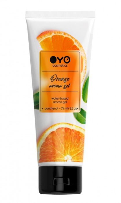 Лубрикант на водной основе OYO Aroma Gel Orange с ароматом апельсина - 75 мл. - OYO - купить с доставкой в Оренбурге