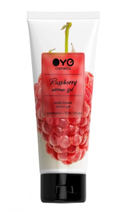 Лубрикант на водной основе OYO Aroma Gel Raspberry с ароматом малины - 75 мл. - OYO - купить с доставкой в Оренбурге