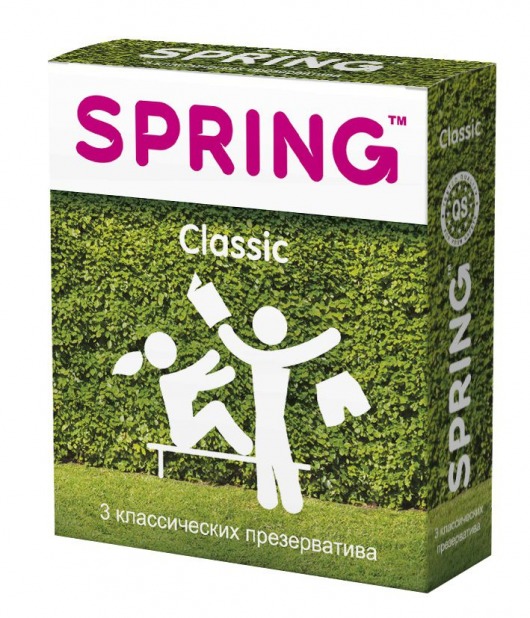 Классические презервативы SPRING CLASSIC - 3 шт. - SPRING - купить с доставкой в Оренбурге