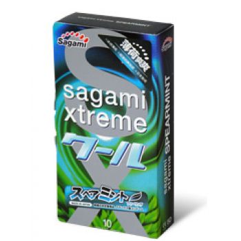 Презервативы Sagami Xtreme Mint с ароматом мяты - 10 шт. - Sagami - купить с доставкой в Оренбурге