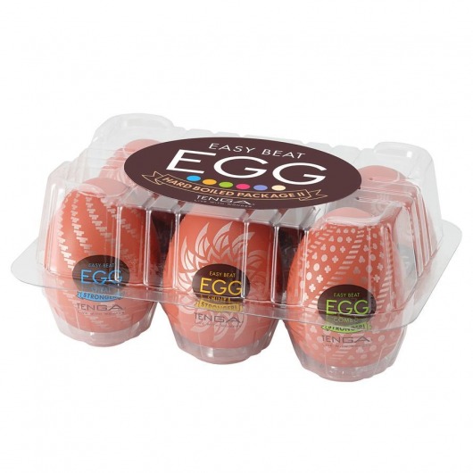 Набор из 6 мастурбаторов-яиц Tenga Egg Variety Pack V - Tenga - в Оренбурге купить с доставкой