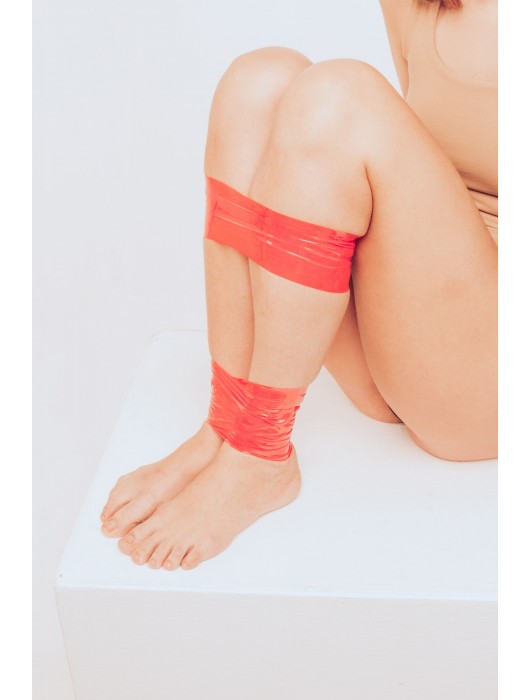 Красная бондажная лента Endorphin - Lola Games - купить с доставкой в Оренбурге