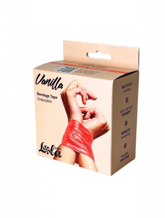 Красная бондажная лента Endorphin - Lola Games - купить с доставкой в Оренбурге