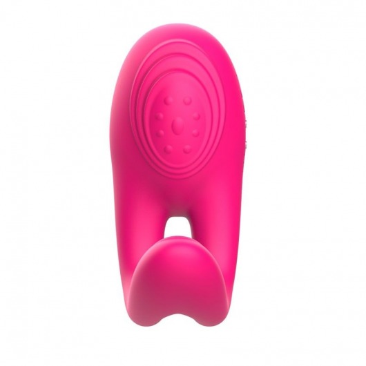 Розовое виброкольцо с пультом ДУ - I-MOON - в Оренбурге купить с доставкой