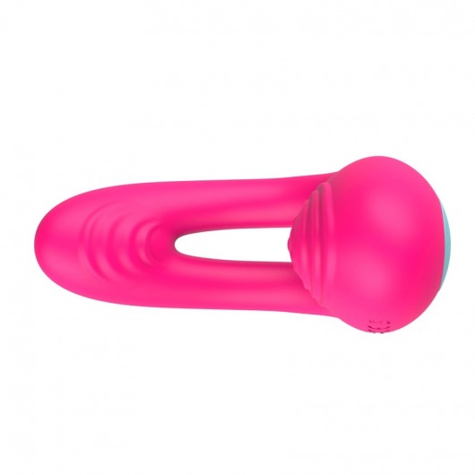 Розовое виброкольцо с пультом ДУ - I-MOON - в Оренбурге купить с доставкой