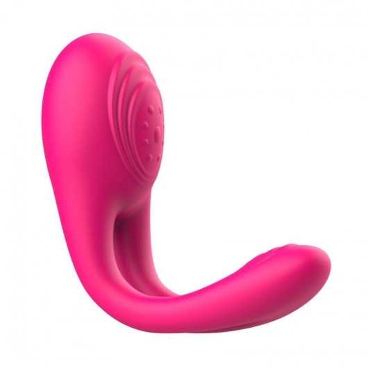 Розовое виброкольцо с пультом ДУ - I-MOON - в Оренбурге купить с доставкой