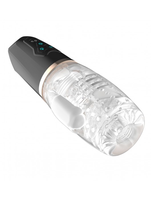 Автоматический мастурбатор с функциями вибрации и всасывания - Secwell - в Оренбурге купить с доставкой