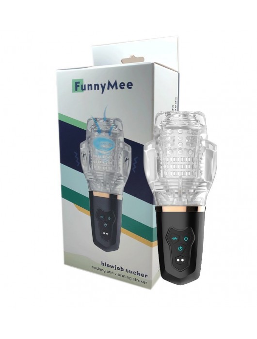 Автоматический мастурбатор с функциями вибрации и всасывания - Secwell - в Оренбурге купить с доставкой