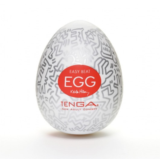 Мастурбатор-яйцо Keith Haring EGG PARTY - Tenga - в Оренбурге купить с доставкой