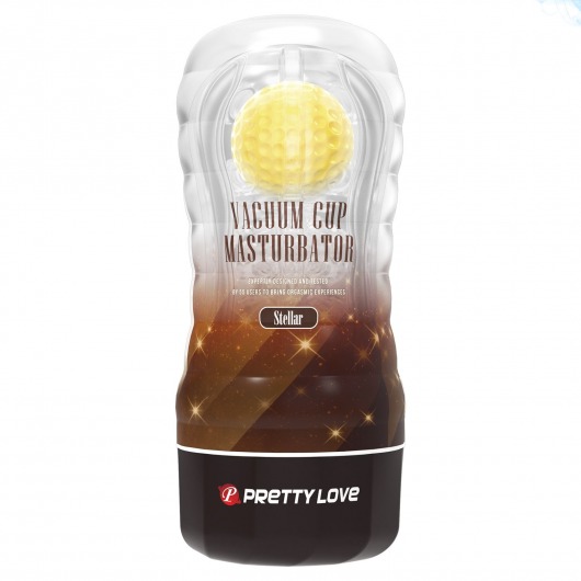 Прозрачный текстурированный мастурбатор Vacuum Cup Masturbator Stellar - Baile - в Оренбурге купить с доставкой