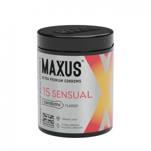 Анатомические презервативы MAXUS Sensual - 15 шт. - Maxus - купить с доставкой в Оренбурге