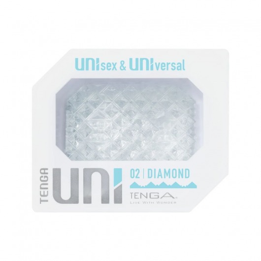 Прозрачный мастурбатор-стимулятор Tenga Uni Diamond - Tenga - в Оренбурге купить с доставкой