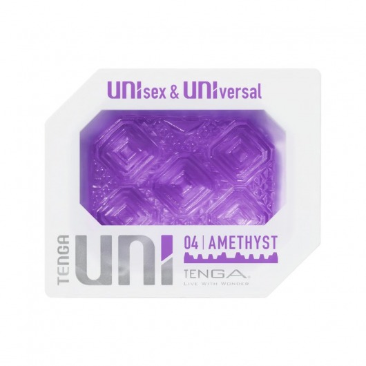 Фиолетовый мастурбатор-стимулятор Tenga Uni Amethyst - Tenga - в Оренбурге купить с доставкой