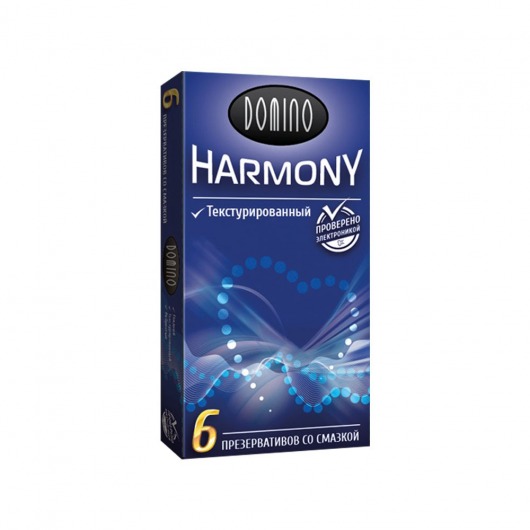 Текстурированные презервативы Domino Harmony - 6 шт. - Domino - купить с доставкой в Оренбурге