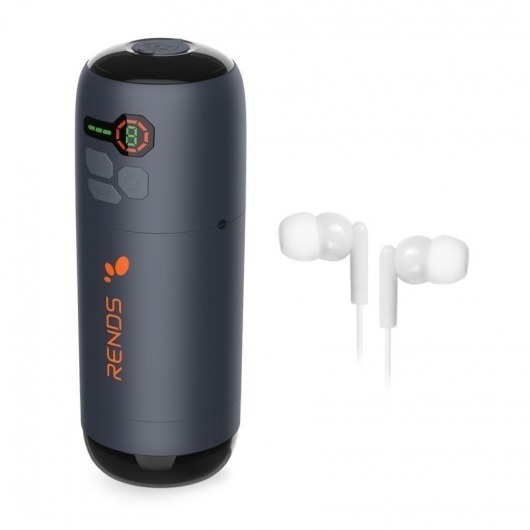 Черный вибромастурбатор Back To The Future - Rends - в Оренбурге купить с доставкой