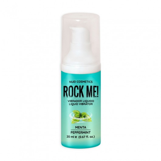 Жидкий вибратор Nuei Rock Me! с ароматом мяты - 20 мл. - Nuei cosmetics - купить с доставкой в Оренбурге