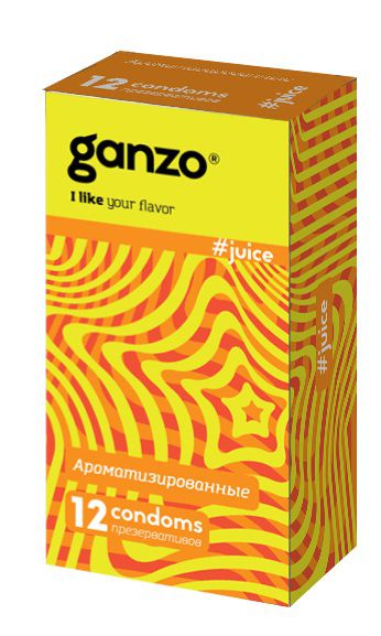 Ароматизированные презервативы Ganzo Juice - 12 шт. - Ganzo - купить с доставкой в Оренбурге