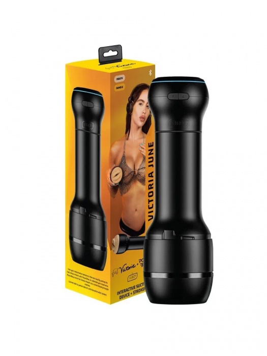 Мастурбатор-ротик с интерактивной насадкой PowerBlow   FeelVictoria Mouth - Kiiroo - в Оренбурге купить с доставкой