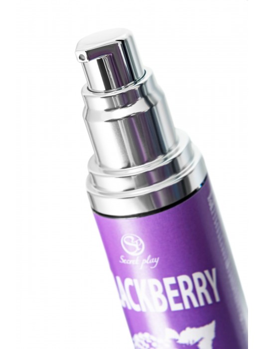 Массажное масло 2-в-1 Blackberry Hot Effect с разогревающим эффектом и вкусом ежевики - 50 мл. - Secret Play - купить с доставкой в Оренбурге