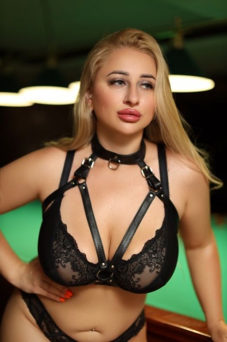 Черная кожаная сбруя с ошейником plus size из нежной кожи - БДСМ Арсенал - купить с доставкой в Оренбурге