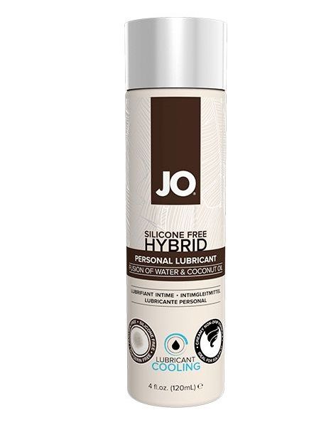 Водно-масляный лубрикант с охлаждающим эффектом JO Silicon free Hybrid Lubricant COOLING - 120 мл. - System JO - купить с доставкой в Оренбурге