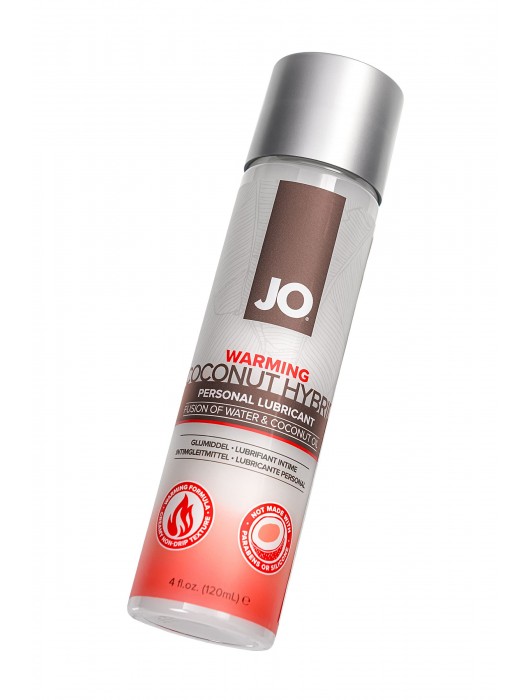 Водно-масляный лубрикант с разогревающим эффектом Hybrid Lubricant WARMING - 120 мл. - System JO - купить с доставкой в Оренбурге