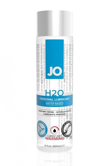 Возбуждающий лубрикант на водной основе JO Personal Lubricant H2O Warming - 120 мл. - System JO - купить с доставкой в Оренбурге