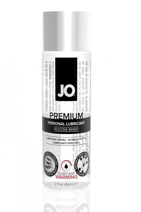 Возбуждающий лубрикант на силиконовой основе JO Personal Premium Lubricant  Warming - 60 мл. - System JO - купить с доставкой в Оренбурге