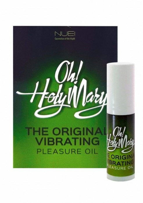 Масло унисекс с эффектом вибрации Oh! Holy Mary - 6 мл. - Nuei cosmetics - купить с доставкой в Оренбурге
