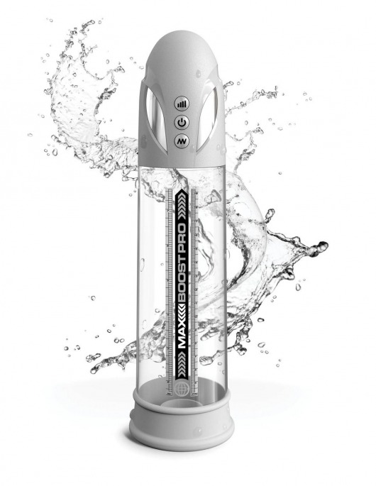 Белая вакуумная автоматическая помпа Max Boost Pro Flow - Pipedream - в Оренбурге купить с доставкой