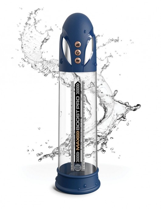 Синяя вакуумная автоматическая помпа Max Boost Pro Flow - Pipedream - в Оренбурге купить с доставкой