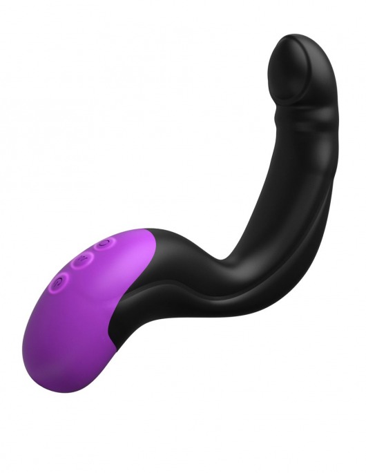 Черно-фиолетовый вибромассажёр простаты Hyper-Pulse P-Spot Massager - Pipedream - в Оренбурге купить с доставкой