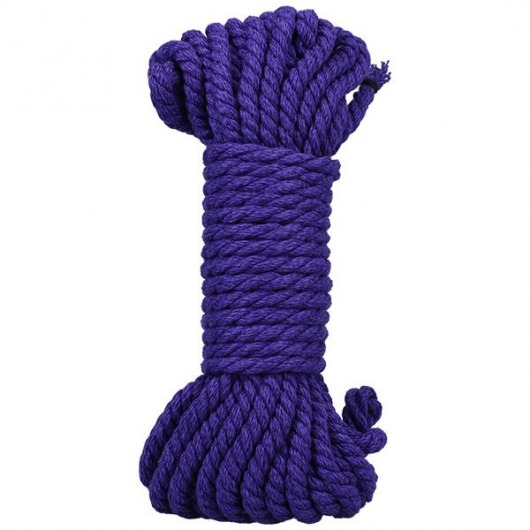 Фиолетовая верёвка для связывания и фиксации Bind Tie - 9,14 м. - Doc Johnson - купить с доставкой в Оренбурге